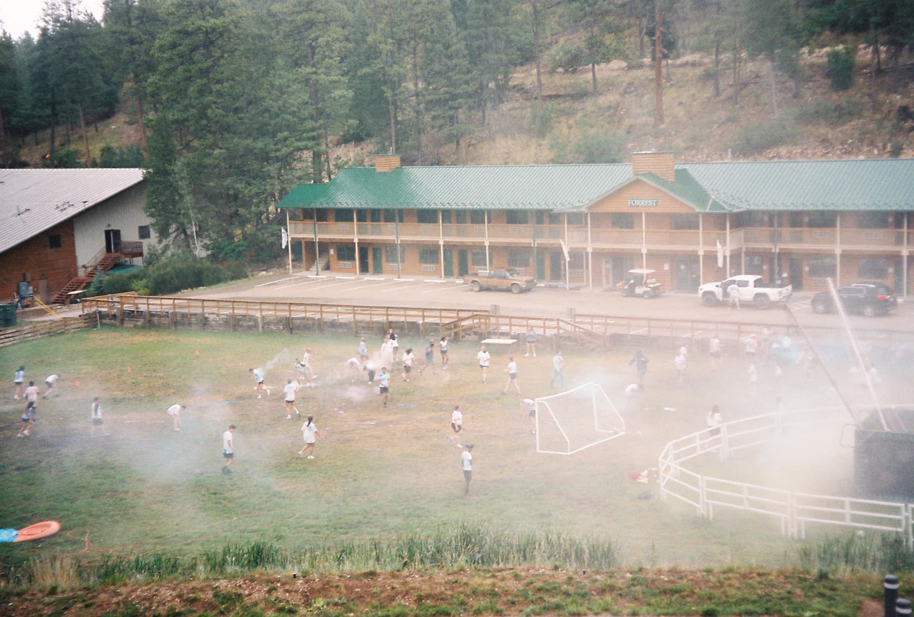 Camp in the mountains